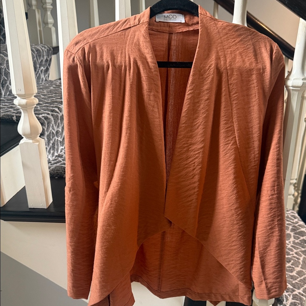 Mod On Trend Rust Cardigan